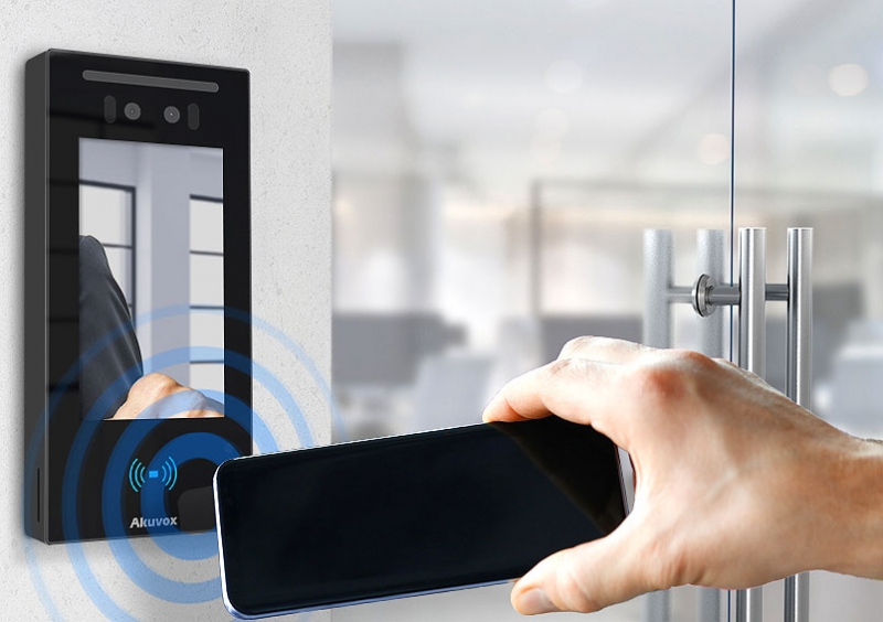 Akuvox E16S Access Control Unit with smartphone contactless credentials