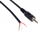 3.5mhigh quality stereo plug to free-end Lead - 2m