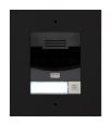 IP Solo Door Compact Door Intercom Unit - Audio Only, Flush Mount, Black