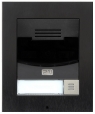 IP Solo Door Compact Door Intercom Unit - Audio Only, Surface Mount, Black