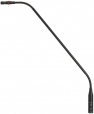 600mm Semi-Rigid Gooseneck Microphone, LED Halo, 5pin XLR-PPA, Black