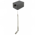 Suspended Cardioid Microphone, White, RF via CPPW01-RF