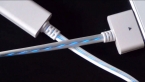 Illuminated iPhone USB Cable, 1m, Blue