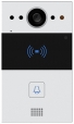 Compact IP Door Intercom Unit with 1 Call Button (Video & Card reader), incl. Flush Mount Backbox