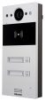 Compact IP Door Intercom Unit with 2 Buttons (Video & Card reader), incl. Surface Mount Backbox