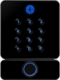 Dual Function QR Code and RFID Access Reader with Illuminated Keypad - MIFARE  DESFire / 125kHz