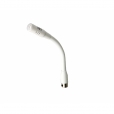 125mm Fully Flexible Gooseneck Microphone, Tini Q connector, White