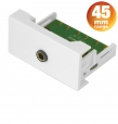 3.5mm Jack splitter, 1 in 2 out, Jack to Jack - 45mm Conec2 Module