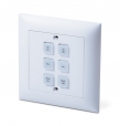 6 Button Wall Mount Keypad Control System (Euro Single Gang)