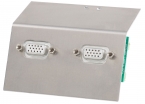 Angled Floorbox Module 2 x VGA