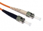 Fiber Optic Cable, ST-ST, 50/125 MMD fiber, 1m, Orange
