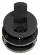 Thru-table Microphone Shock Mount with flip cover, 5pin XLR, Black