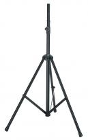 03180 - Speaker Stand, aluminium, finished in black, 1305~2250mm