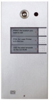 9137131CU - IP Vario Door Intercom Unit - 3 call buttons, camera