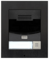 9155301CBS - IP Solo Door Intercom Unit - with camera, Black, Surface Mount