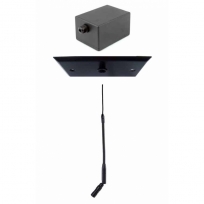 C3S-RF-CP/CPPW 01-RF - Ceiling-mounted cardioid Knucklejoint Microphone inc CPPW01-RF, Black