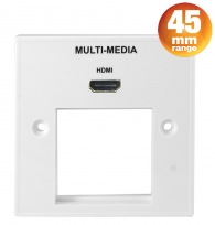 CLB2550HDMI - Conec2 Multimedia Wallplate - 1 x HDMI Input + 45x45mm Aperture