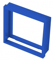 CLB45-5045B - Blue 50mm to 45mm Face Plate Reducing Module
