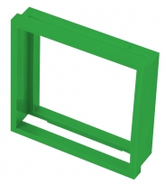 CLB45-5045G - Green 50mm to 45mm Face Plate Reducing Module