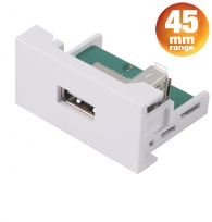 CLB45-USB-AF/AF-180 - USB A  to USB A narrow depth - 45mm Conec2 Module