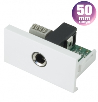 CLB50-MIC - 6.5mm Stereo Jack Socket (Mic / Line) - 50mm Conec2 Module