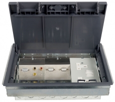 FB221X303X86BOX - 3 Compartment AV Clever Little Floorbox