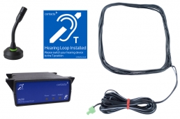 IL-K200-20-00 - Under Counter Induction Loop Kit with Halo Gooseneck Microphone