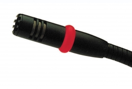 C34E/SR/HALO - Semi-Rigid Cardioid Gooseneck Microphone with LED Halo - 480mm