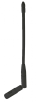 MC-90-01-B - Suspended Semi Rigid Cardioid Microphone, Black