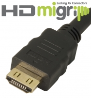 MIGRIP-HDMI-5m - MIGRIP Friction Locking 1.4 HDMI Cable, M/M - 5m