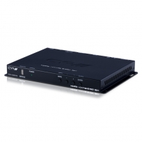 PUV-1540S-RX - 4K UHD HDBaseT Scaler / Receiver with PoH, IR, RS232, LAN and Audio De-Embedding
