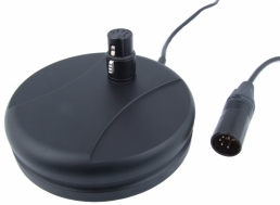 S120X5-2 - Table Top Microphone Mounting Base with 5pin XLR and 2 metre cable