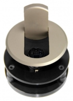 SM80N - Thru-table Microphone Shock Mount with flip cover, 3pin XLR, Nickel