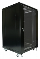 WMC02-2-18U - 18U high 19" AV Rack Cabinet with Locking Glazed Door