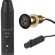 C007E-RF-LED - Discreet Panel-mount Omni Microphone with LED, incl. CPPW01RF PPA, Black