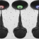 C303-D - Tri-element Ceiling Microphone Array with programmable RGB LED light ring. Dante / AES67. Black