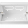 CLB-2780 - Angled surface mount bench pedestal back box, Double Gang RAL9003