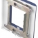 CLB45-2643BL - Coloured Blue UK Faceplate with 45x45mm Aperture for Conec2 Modules