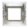 CLB45-2643BL - Coloured Blue UK Faceplate with 45x45mm Aperture for Conec2 Modules