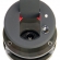 SM80S-RF-PTT - Recessed Microphone Shockmount wth Flip Lid, Black, PTT Switch